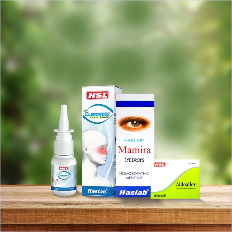 Allergy Kit - Aidoaller Anti allergic Tablet, Mamira Eye Drop & Cleronose Nasal Spray