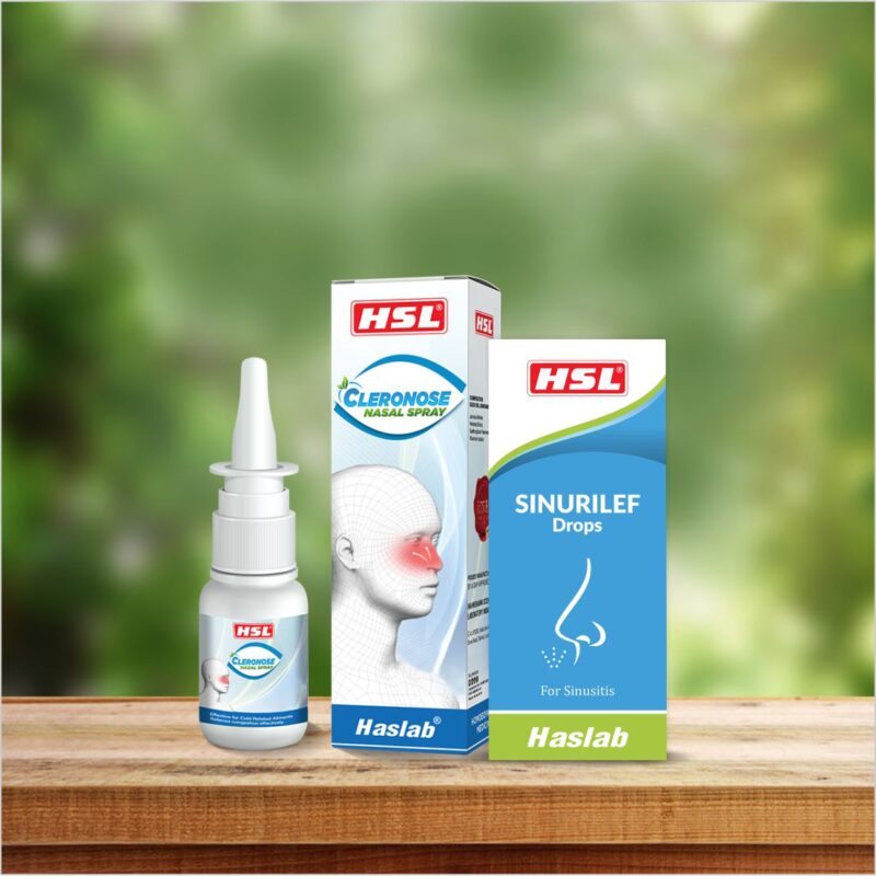 Nasal Congestion Kit - Cleronose Nasal Spray & Sinurelief Drop